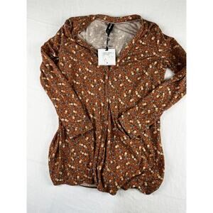 Nwt Agnes & Dora Womens Xl Swing TunicBrown  o1